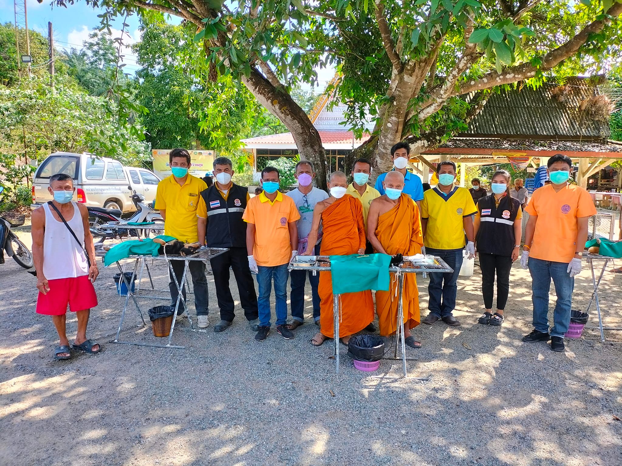 กิจกรรมรณรงค์ฉีดวัคซีนพิษสุนัขบ้าและให้ความรู้เกี่ยวกับโรคพิษสุนัขบ้า